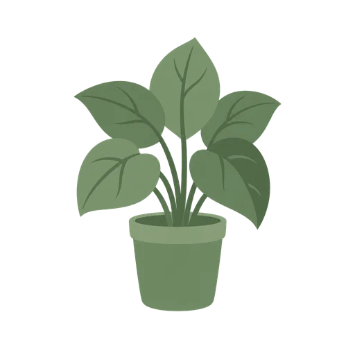 Plant drawn in the Minimal style