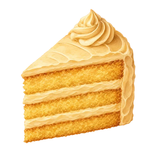Cake drawn in the Storybook style