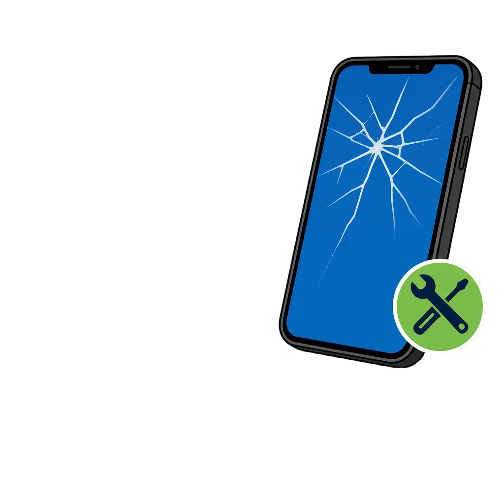 Phone Repair Warning Signs Poster — free clip art