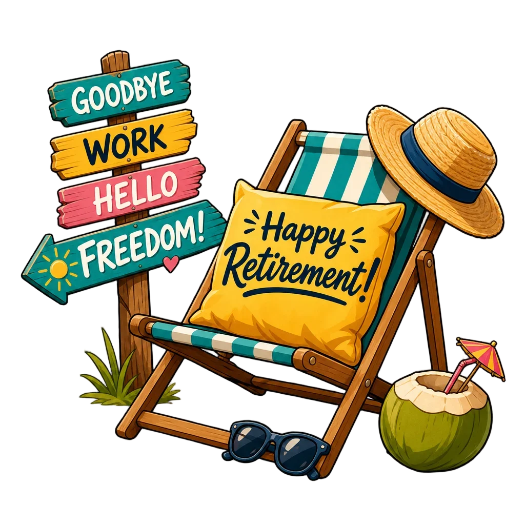 Retirement Moment Cartoon Clipart — free clip art