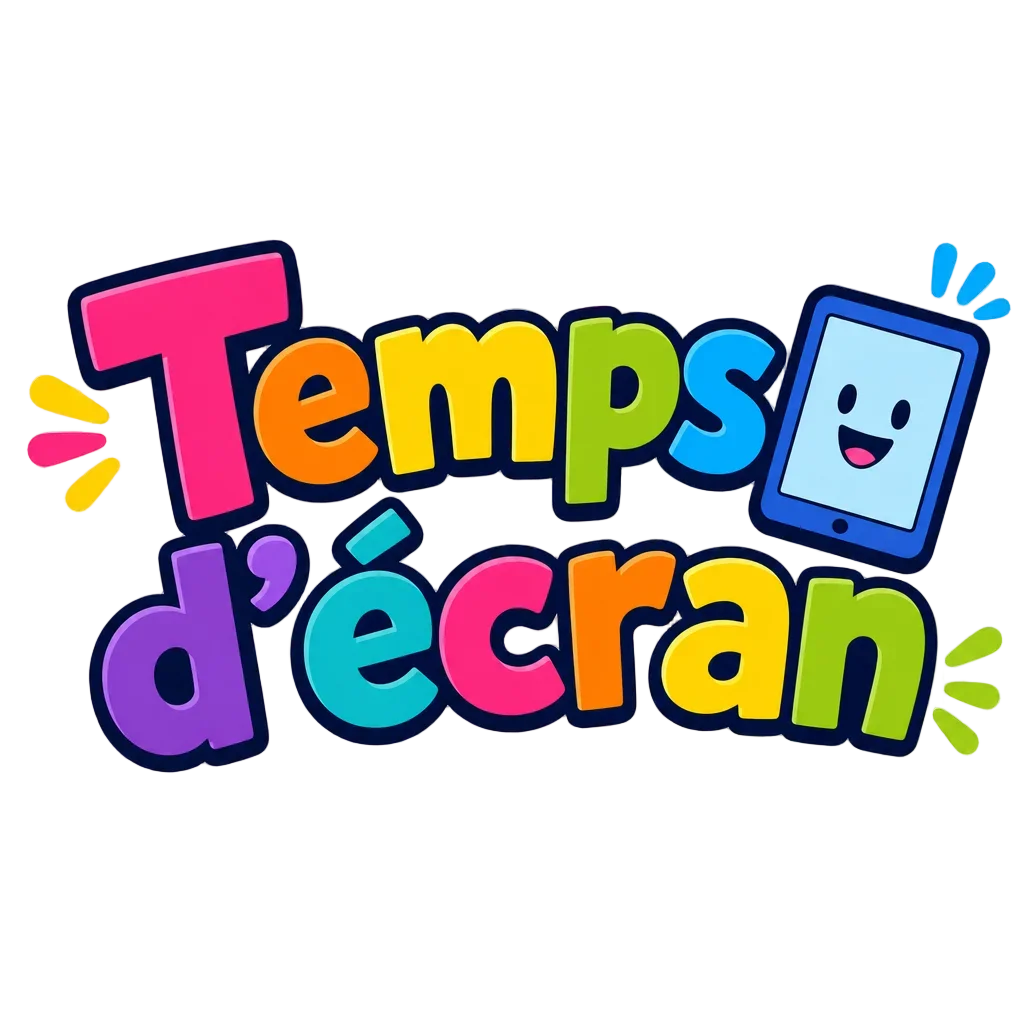 Temps d'écran - Bright Fun Typography — flower clip art